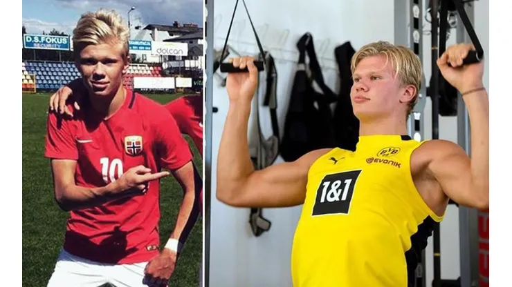 La transformación de Erling Haaland desde su adolescencia