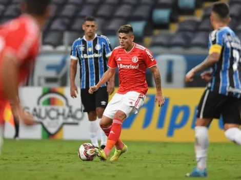 Palacios visita a Don Elías en el museo del Inter de Porto Alegre