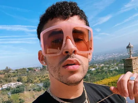 Así celebra Bad Bunny tras su pelea en WrestleMania 37