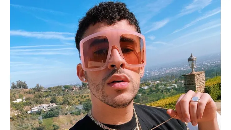 Así celebra Bad Bunny tras su pelea en WrestleMania 37