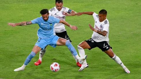Colo Colo y O'Higgins en su partido en el estadio Monumental.