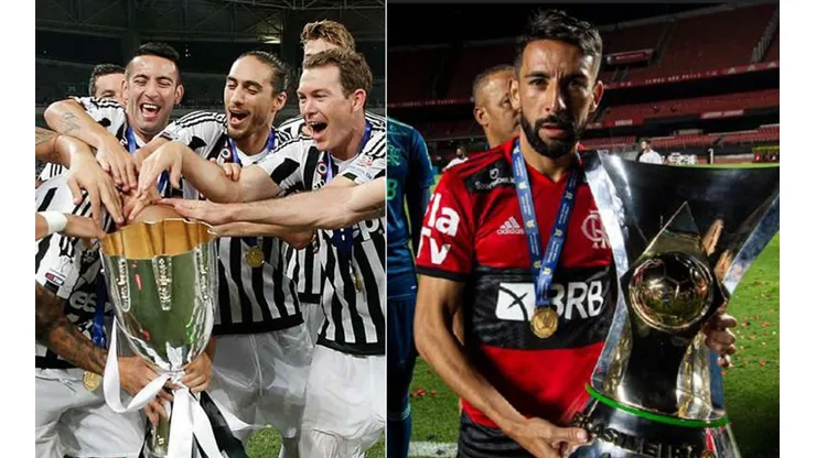 Huaso Isla celebró la obtención de la Supercopa de Brasil este domingo