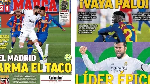 Real Madrid y Barcelona disputaron un clásico lleno de incidencias bajo una verdadera tormenta, con triunfo merengue gracias a un macizo primer tiempo
