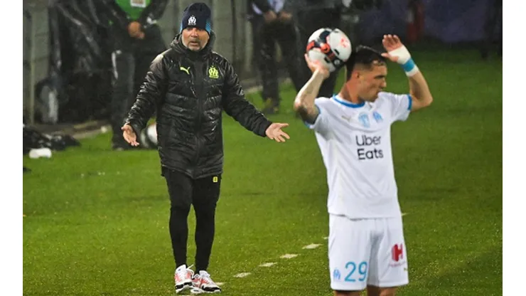 Sampaoli y el amargo empate del Olympique Marsella contra Montpellier.