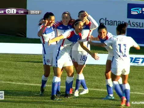 El gol de Chile: Camila Sáez abre la cuenta ante Camerún