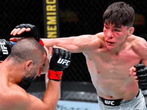 Jaula Bahamondes cae por poco en su debut en el UFC