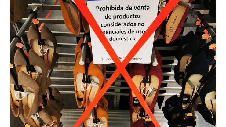 Conoce hasta cuándo estará prohibida la venta de productos no esenciales