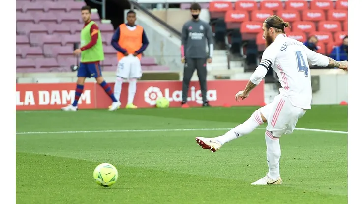 Sergio Ramos marcó gol en el último Clásico entre Real Madrid y Barcelona.