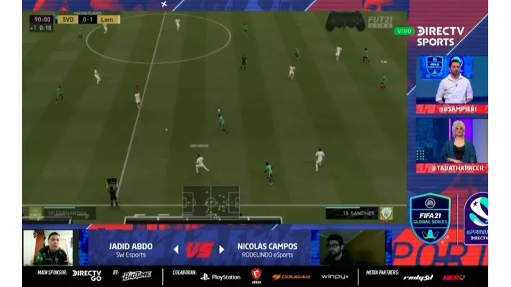 Wanderers eSports se impuso ante Rodelindo Román en la serie de este miércoles del ePrimera DIRECTV GO.