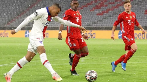 Kylian Mbappé se lució con PSG ante Bayern Munich en Champions League.