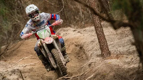 El chileno ahora sueña con un podio en el GNCC.