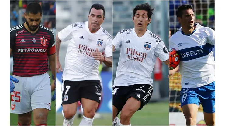Johnny Herrera, Esteban Paredes, Mati Fernández y Mark González, entre los once cracks que no pudieron retirarse como desearon.