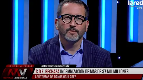 Eduardo Fuentes al cierre de "Mentiras Verdaderas", con su potente mensaje.