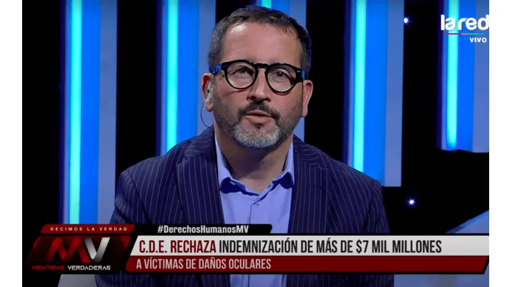 Eduardo Fuentes al cierre de "Mentiras Verdaderas", con su potente mensaje.