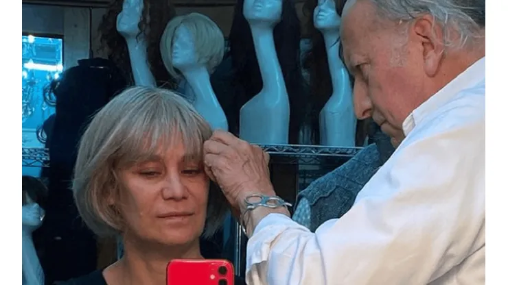 El estilista trabajó en el "envejecimiento" de María Luisa.