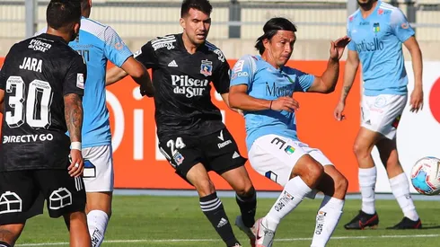 Los albos se enfrentan a un duro rival en el Estadio Monumental.