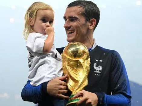 Griezmann tiene a su tercer hijo, el mismo día que sus dos anteriores