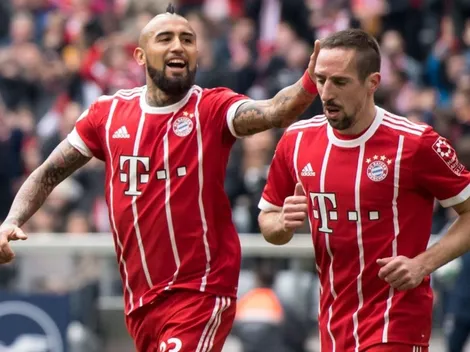 Arturo Vidal y su feliz cumpleaños para un tal Franck Ribéry