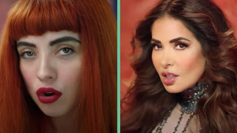 Mon Laferte junto a Gloria Trevi en el clip de "La Mujer".