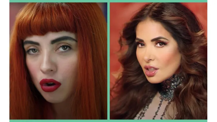 Mon Laferte junto a Gloria Trevi en el clip de "La Mujer".