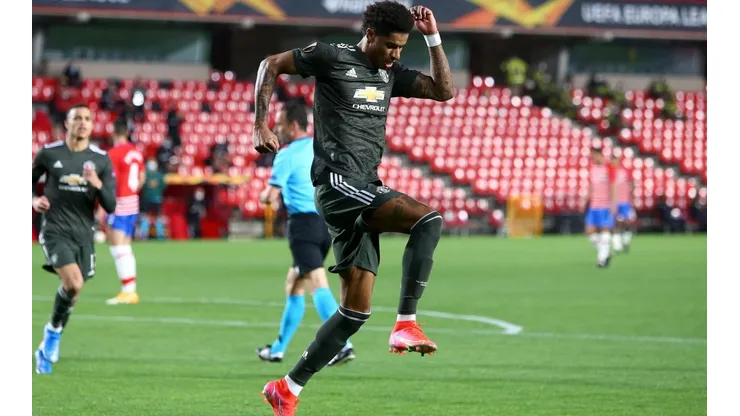 Rashford fue una de las figuras de la cancha