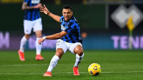 Alexis ingresó en el final del partido