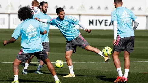 Hazard entrenó con normalidad este miércoles y se ilusiona con el clásico