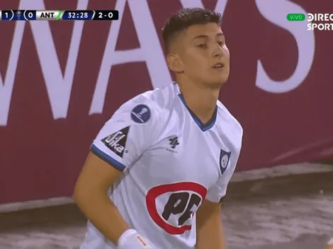 Martín Parra ahora la rompe en la Sudamericana: dos tapadones