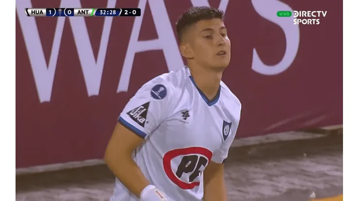 Martín Parra ahora la rompe en su debut por Copa Sudamericana en Huachipato.