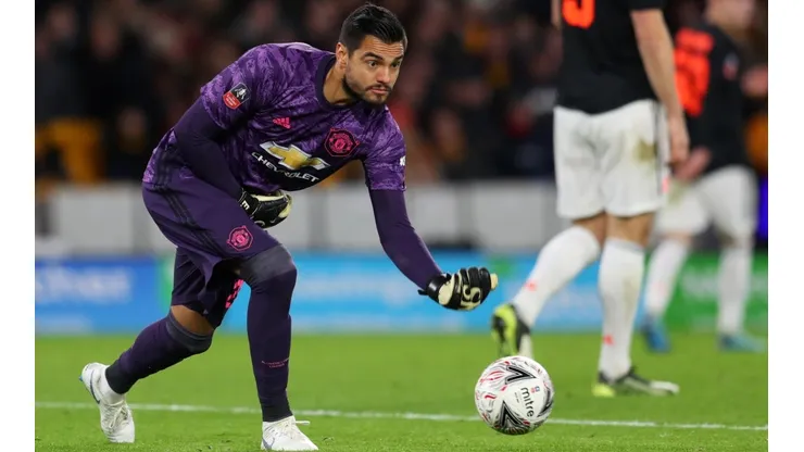 Sergio Romero es actualmente el tercer portero del Manchester United.