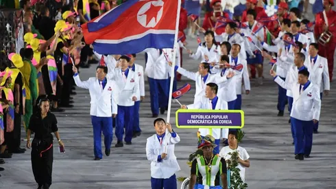 Corea del Norte en la inauguración de los Juegos Olímpicos de Rio 2016