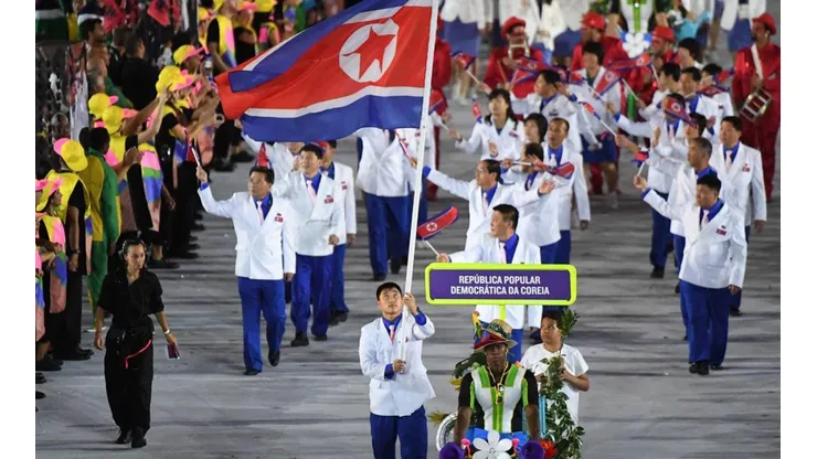 Corea del Norte en la inauguración de los Juegos Olímpicos de Rio 2016