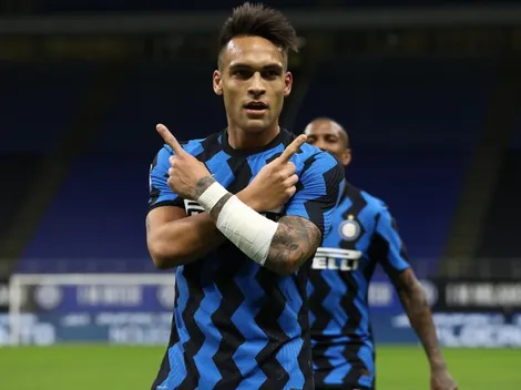 Alexis se pierde un golazo, Lautaro y Lukaku anotan