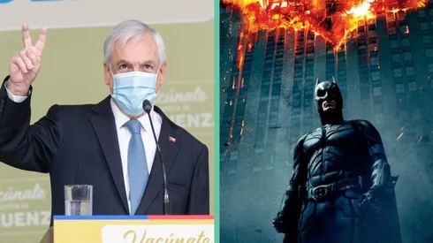 Sebastián Piñera viene utilizando la frase de "Batman: The Dark Knight" desde 2017.