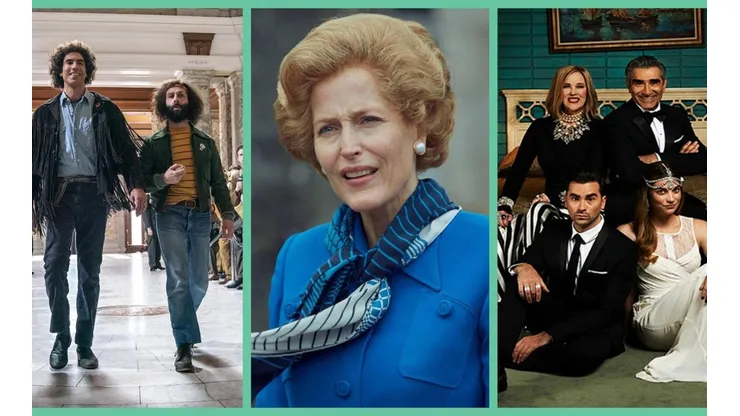 "El Juicio de los 7 de Chicago", "The Crown" y "Schitt's Creek" están entre los principales ganadores de los SAG Awards.