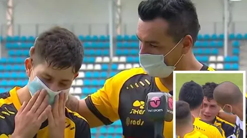 John Bravo no puede contener la lágrimas al estar cerca de Esteban Paredes