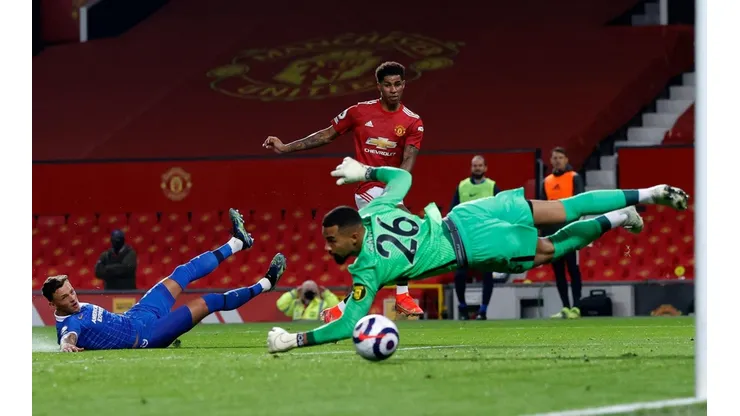 Rashford marcó el primer gol del Manchester United