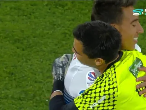 Emotivo abrazo de Toselli con sus ex compañeros de la UC