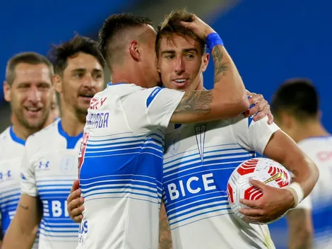 Pollo Valencia marca el 2-0 para la UC ante Palestino