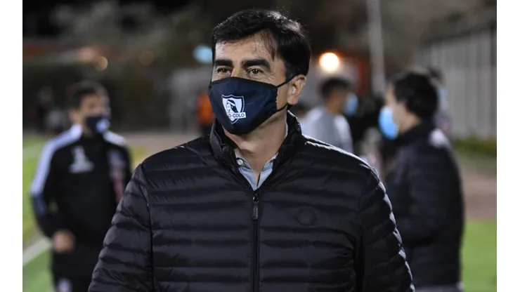 Gustavo Quinteros en el triunfo de Colo Colo ante Cobresal en El Salvador.