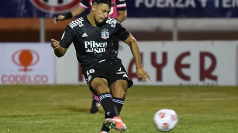 Iván Morales en la victoria de Colo Colo frente a Cobresal