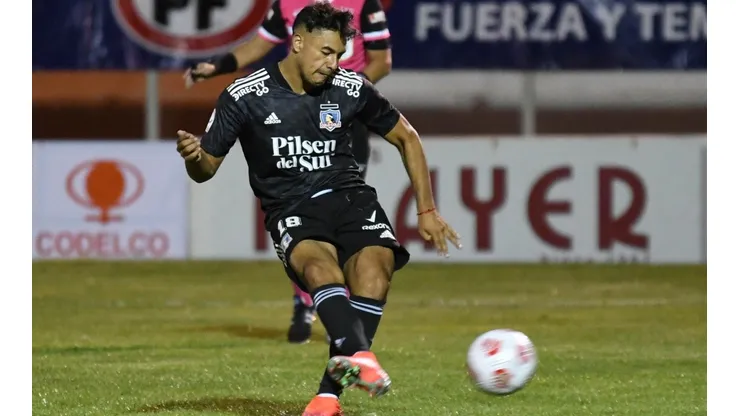 Iván Morales en la victoria de Colo Colo frente a Cobresal