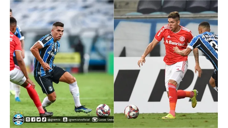César Pinares y Carlos Palacios fueron protagonistas del clásico gaúcho que Gremio le ganó a Internacional de Porto Alegre
