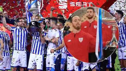 Muniain tocó la copa antes del partido. El resto, ya se lo imaginan.