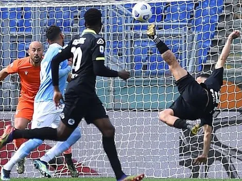 Chilena brutal: golazo del Spezia a Lazio postula al Puskás