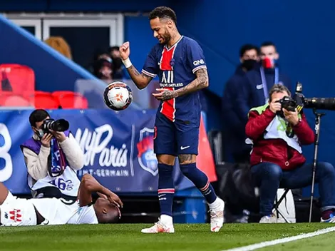 La loca, descontrolada... y amistosa expulsión de Neymar en PSG