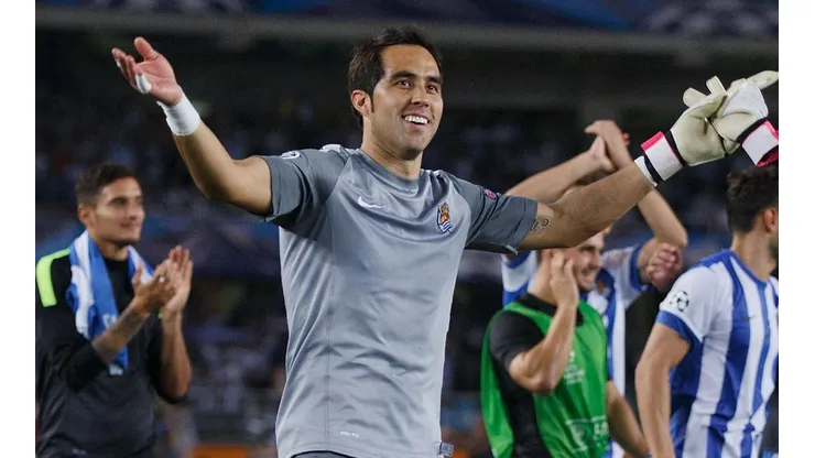 Bravo festejó el título de la Real Sociedad