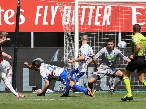 Milan pierde terreno en lucha con Inter al empatar con Sampdoria