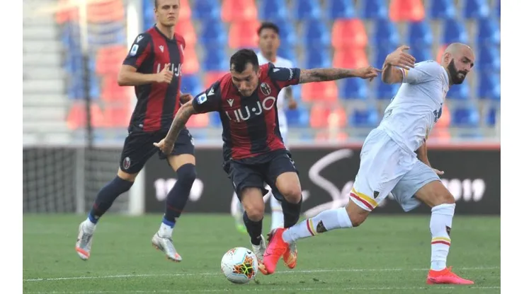 Gary Medel ha tenido pocos minutos con Bologna.