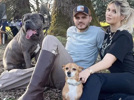 Instagram borra una foto de Mauro Icardi y Wanda Nara